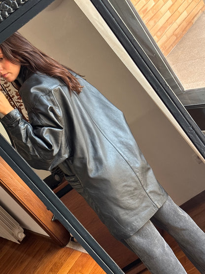 Casacão Vintage em Pele