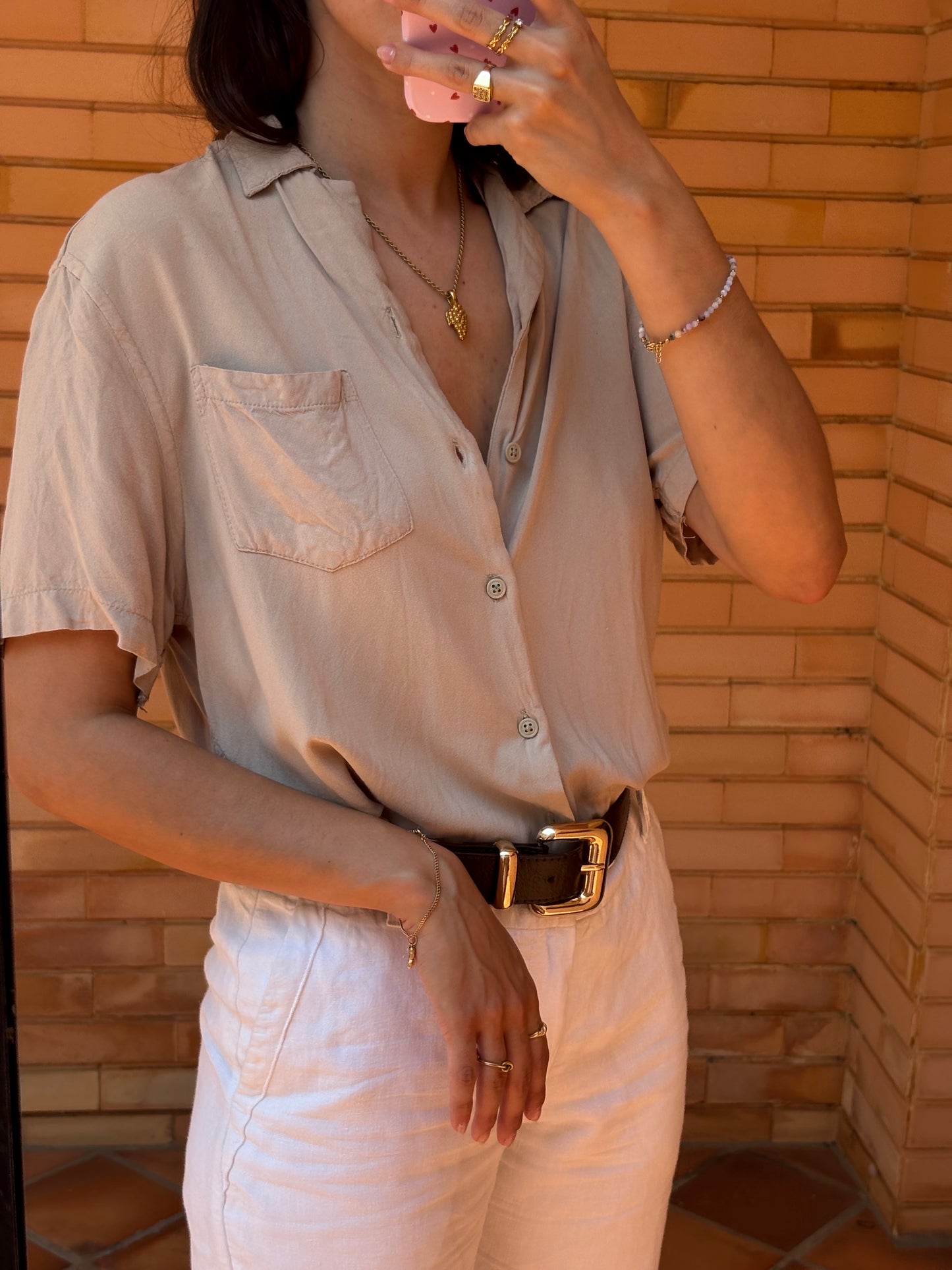Camisa Bege