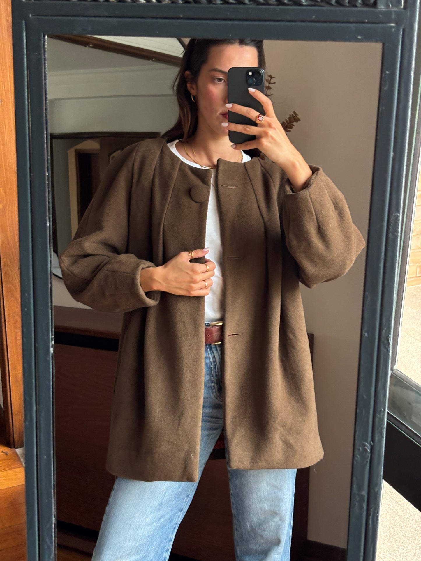 Casaco Vintage Daniel Elise Lã, Alpaca e Angorá