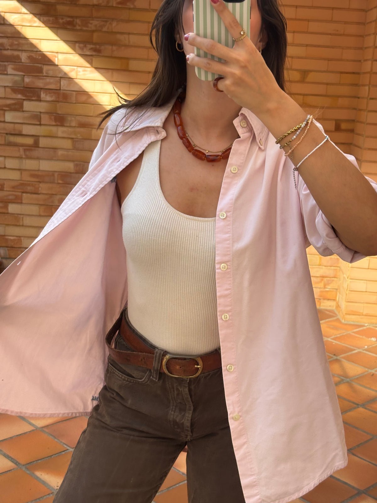 Camisa La Martina Rosa em Algodão