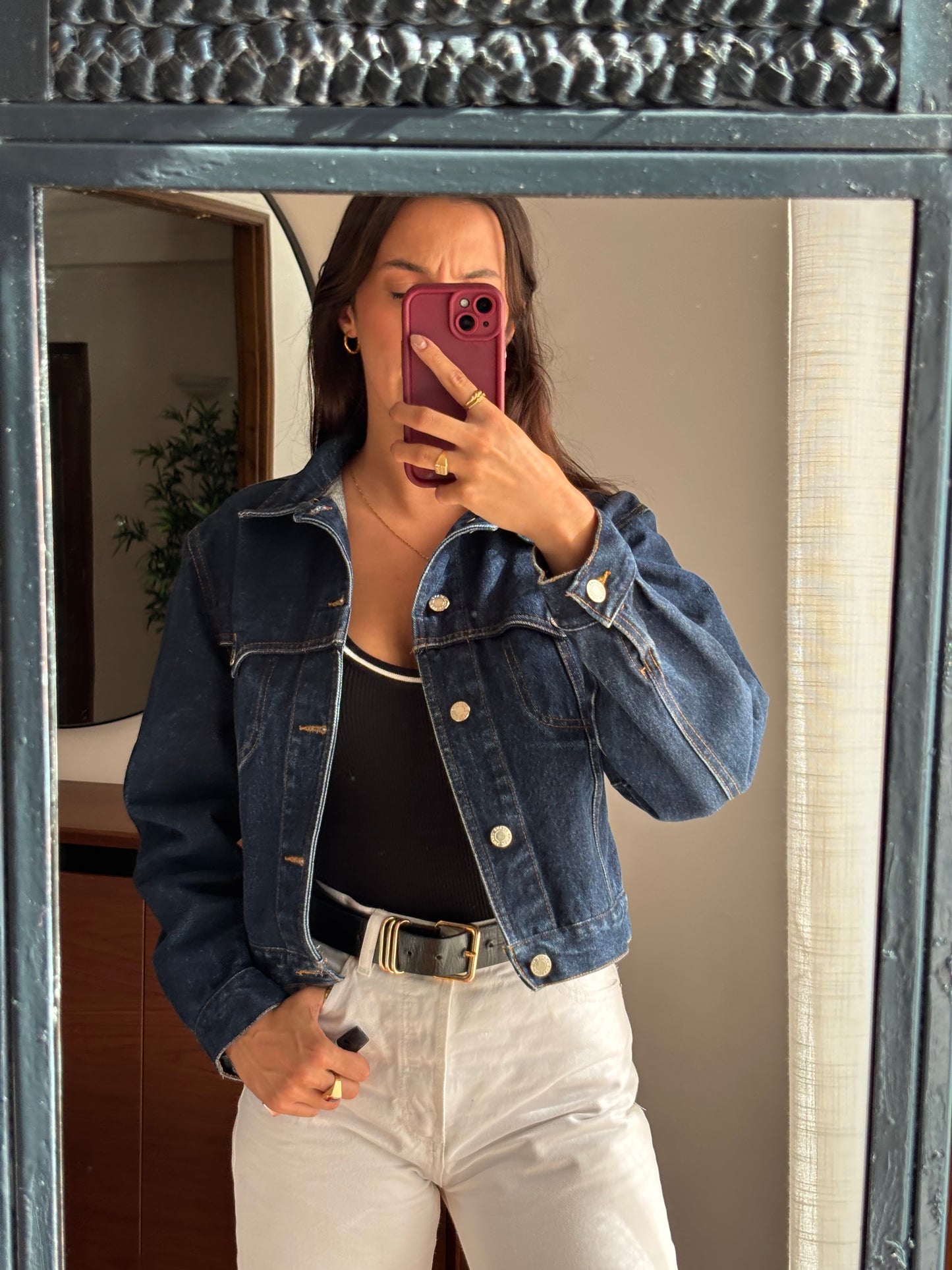 Cropped Vintage Denim