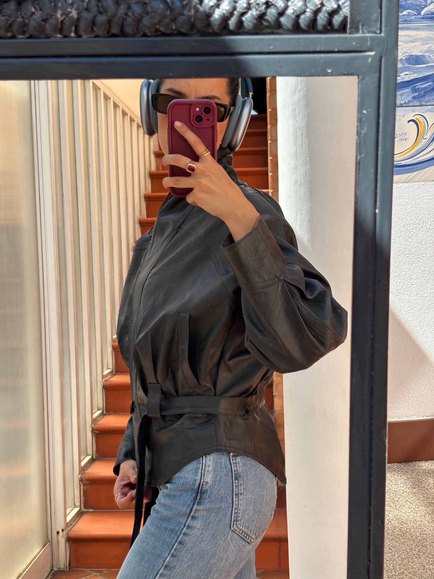 Faux Leather Jacket