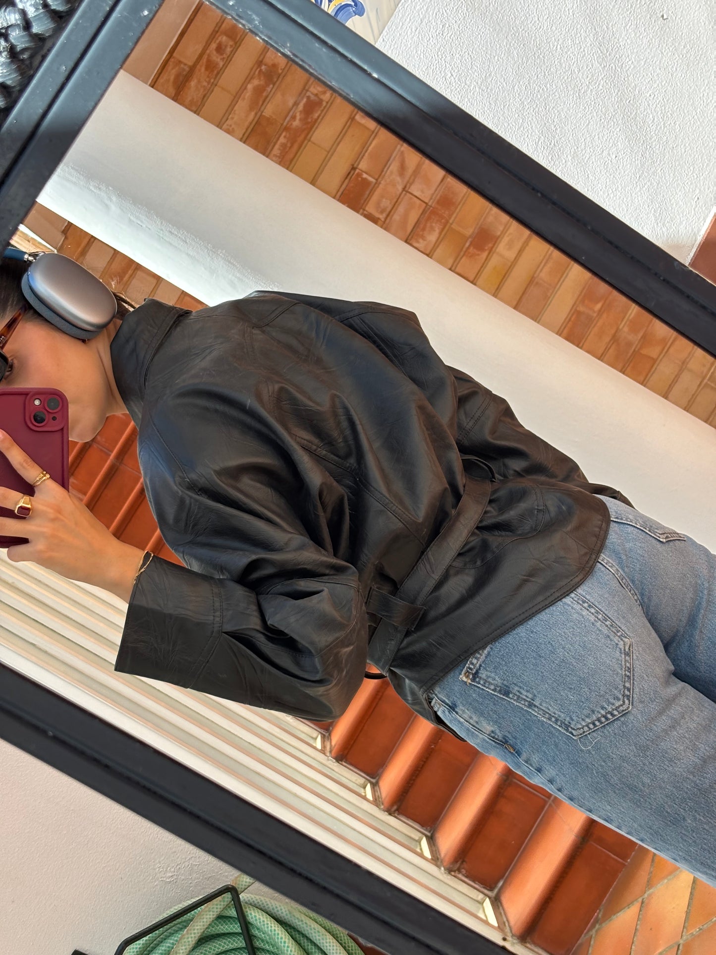 Faux Leather Jacket