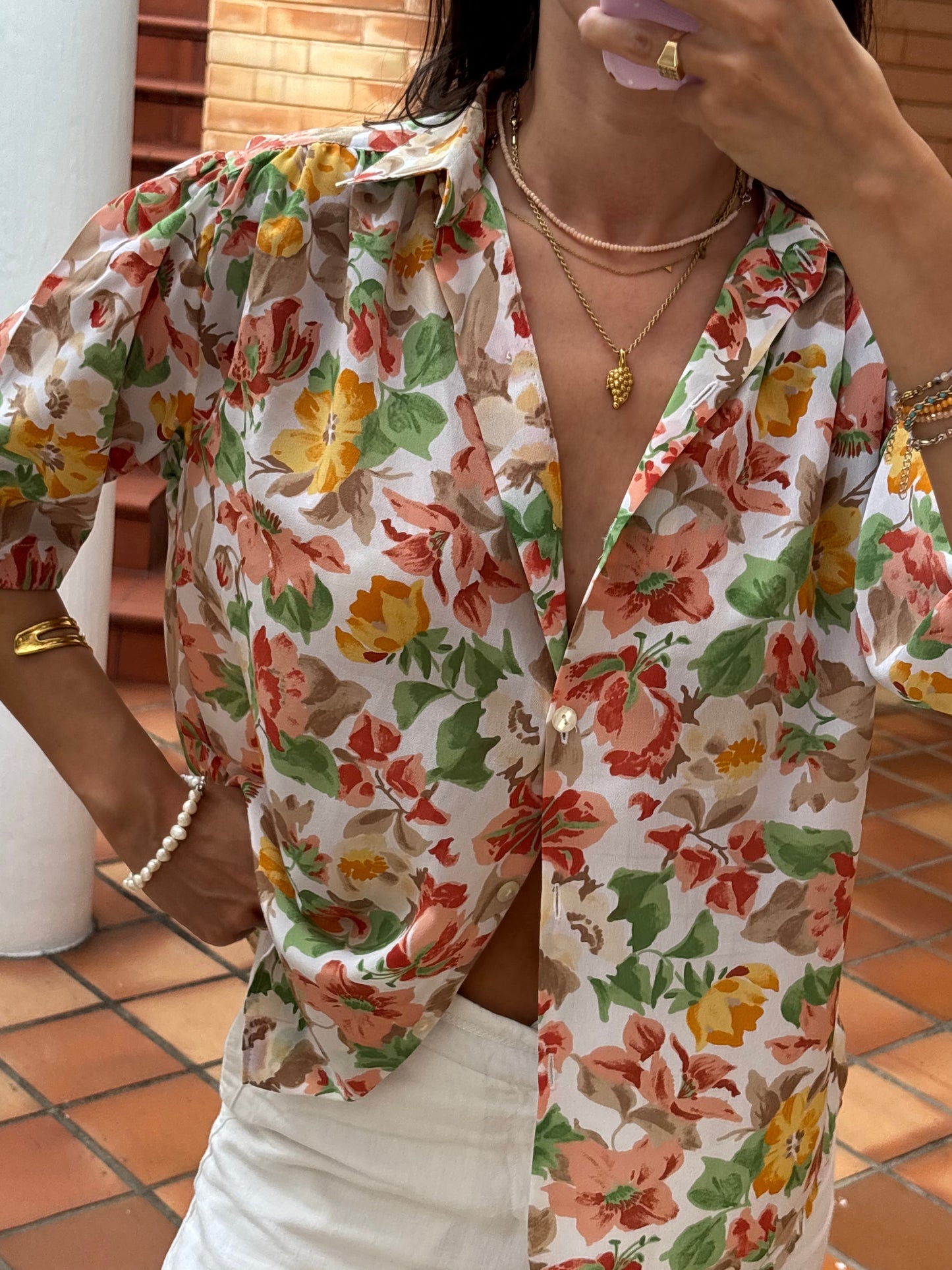 Camisa Estampado Floral