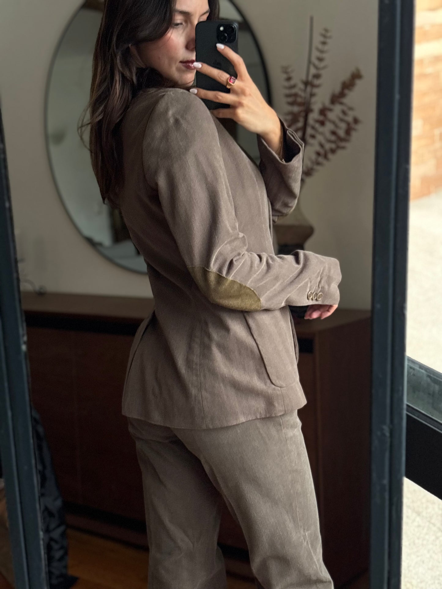 Zara Suit Cotton Brown