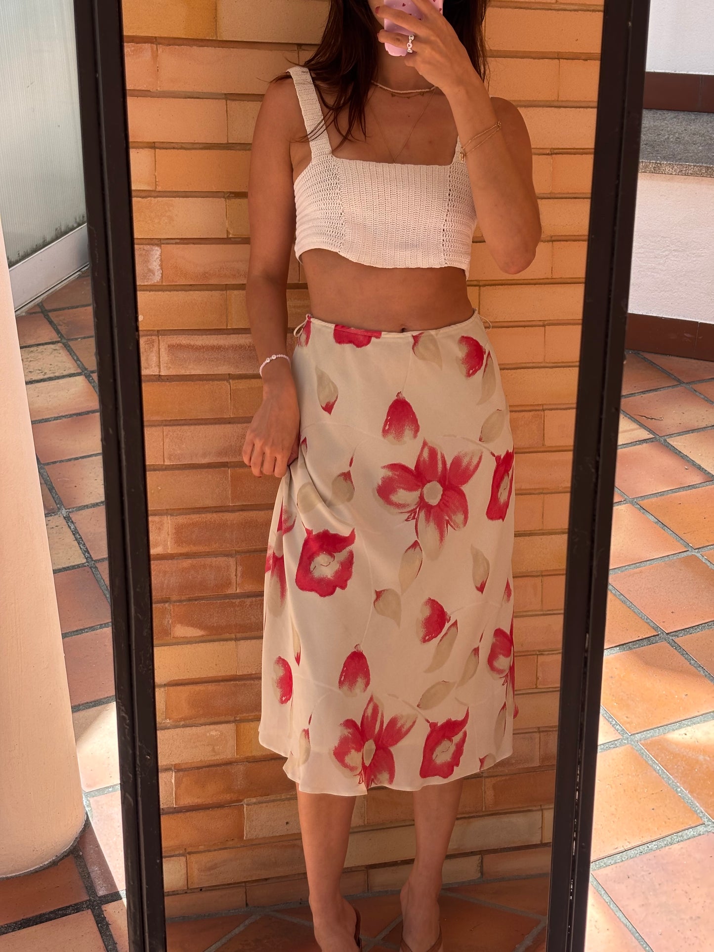 Saia Midi Floral Vintage