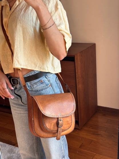 Mala Vintage Camel