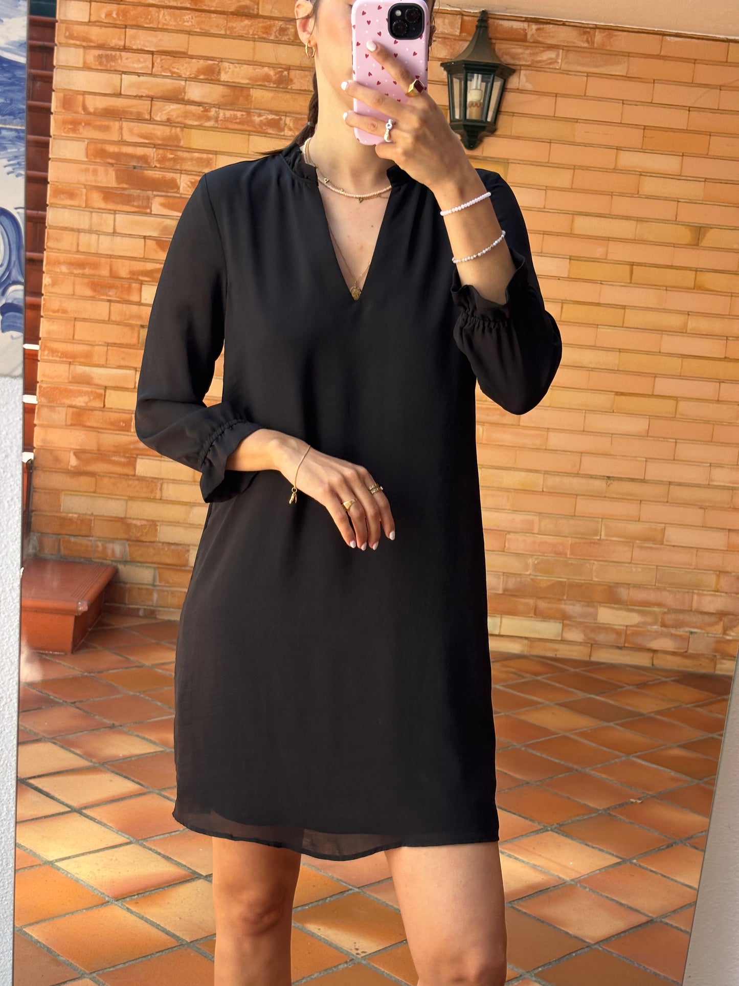 Vestido Preto Fluido