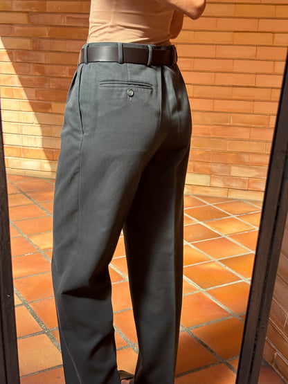 Calças de Pinças Cinzentas Enrico Silvanni