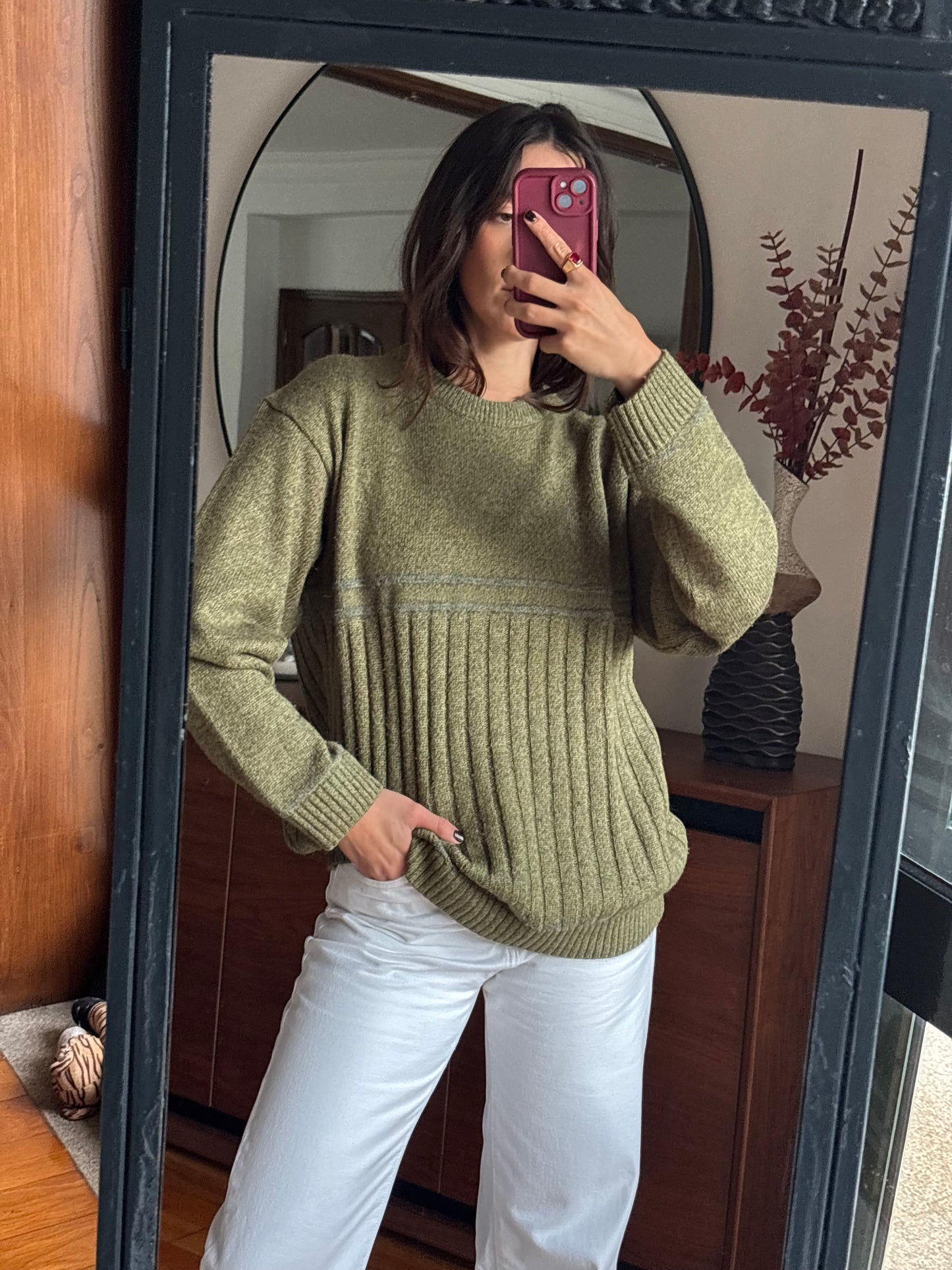 Malha Vintage Olive Green