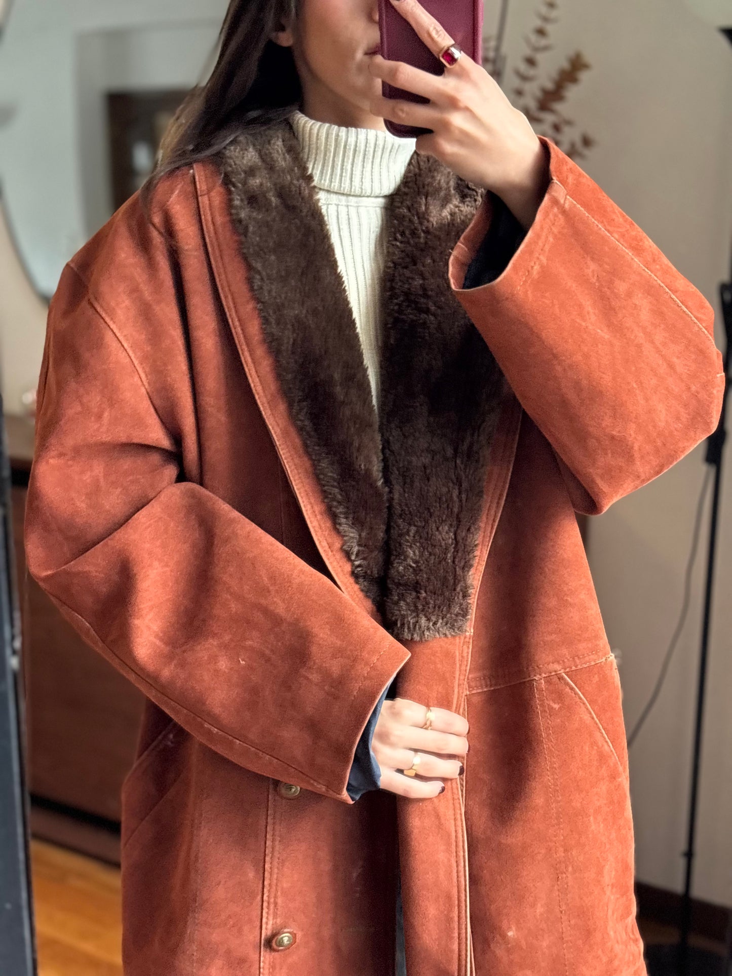 Casaco Suede Vintage Italiano