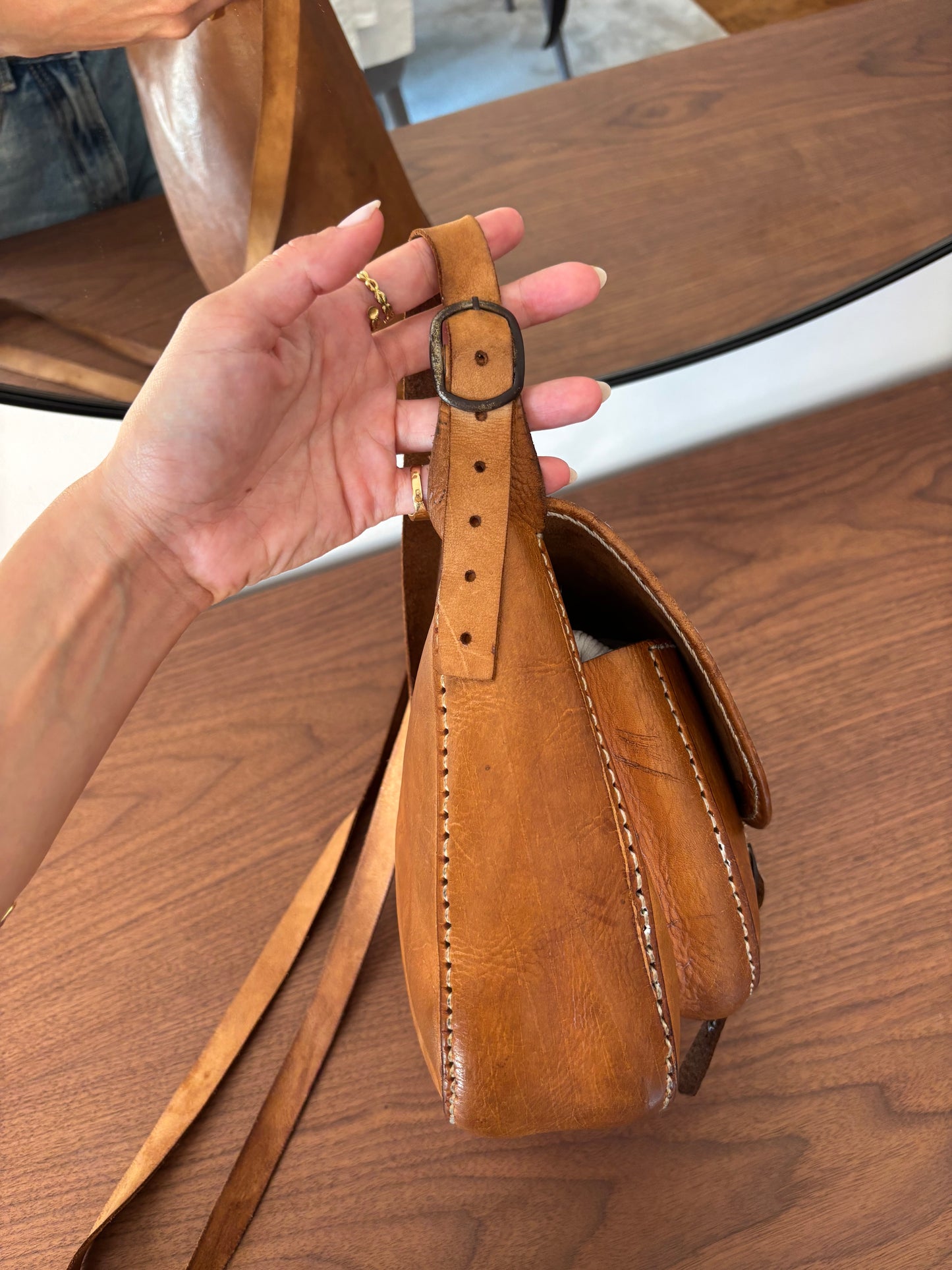 Mala Vintage Camel