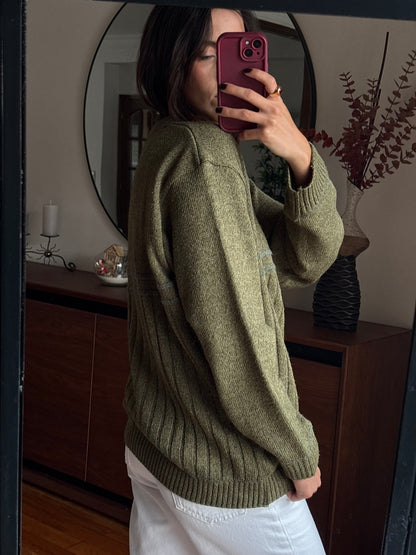 Malha Vintage Olive Green