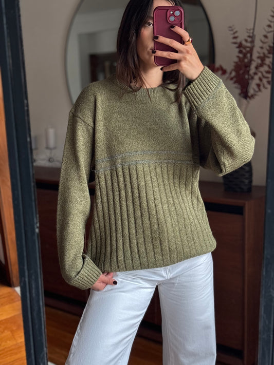 Malha Vintage Olive Green