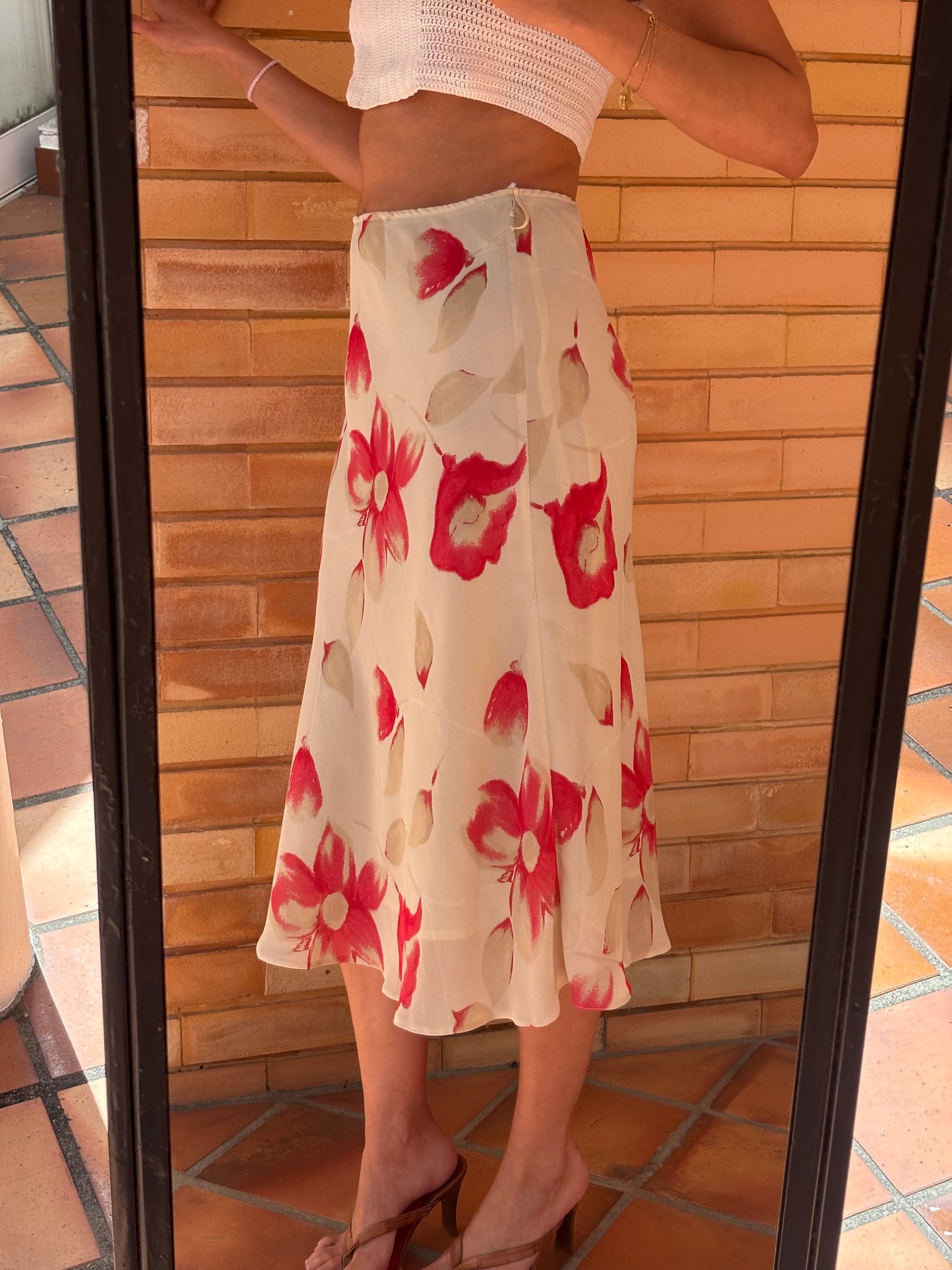 Saia Midi Floral Vintage