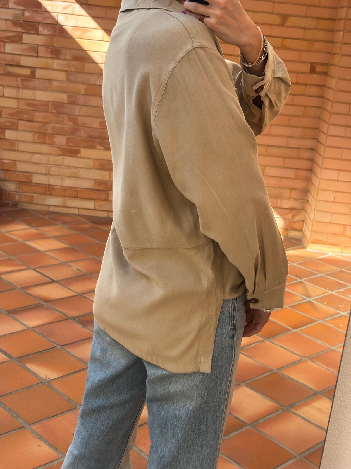 Camisa Bege Vintage