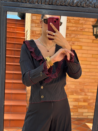 Blusa Noir Trespasse