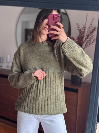 Malha Vintage Olive Green