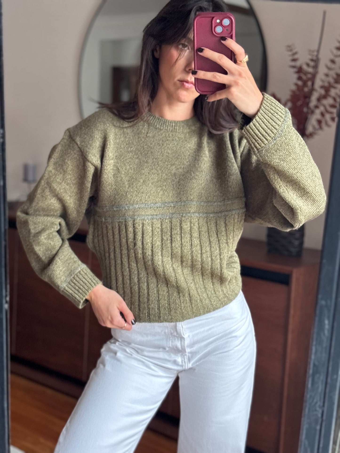 Malha Vintage Olive Green