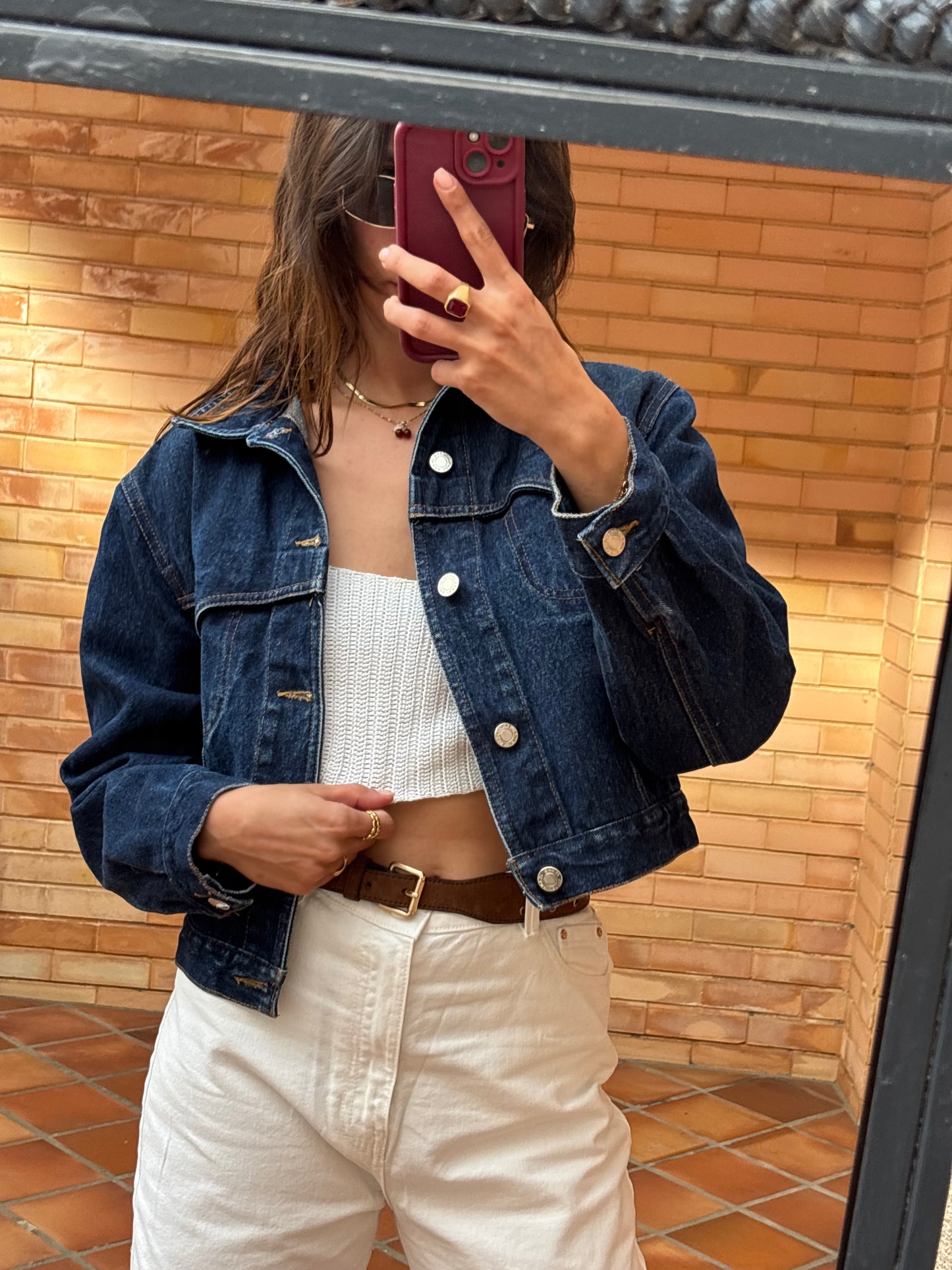 Cropped Vintage Denim