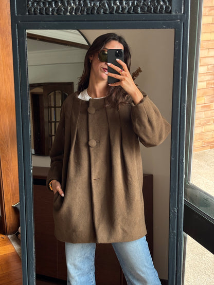 Casaco Vintage Daniel Elise Lã, Alpaca e Angorá