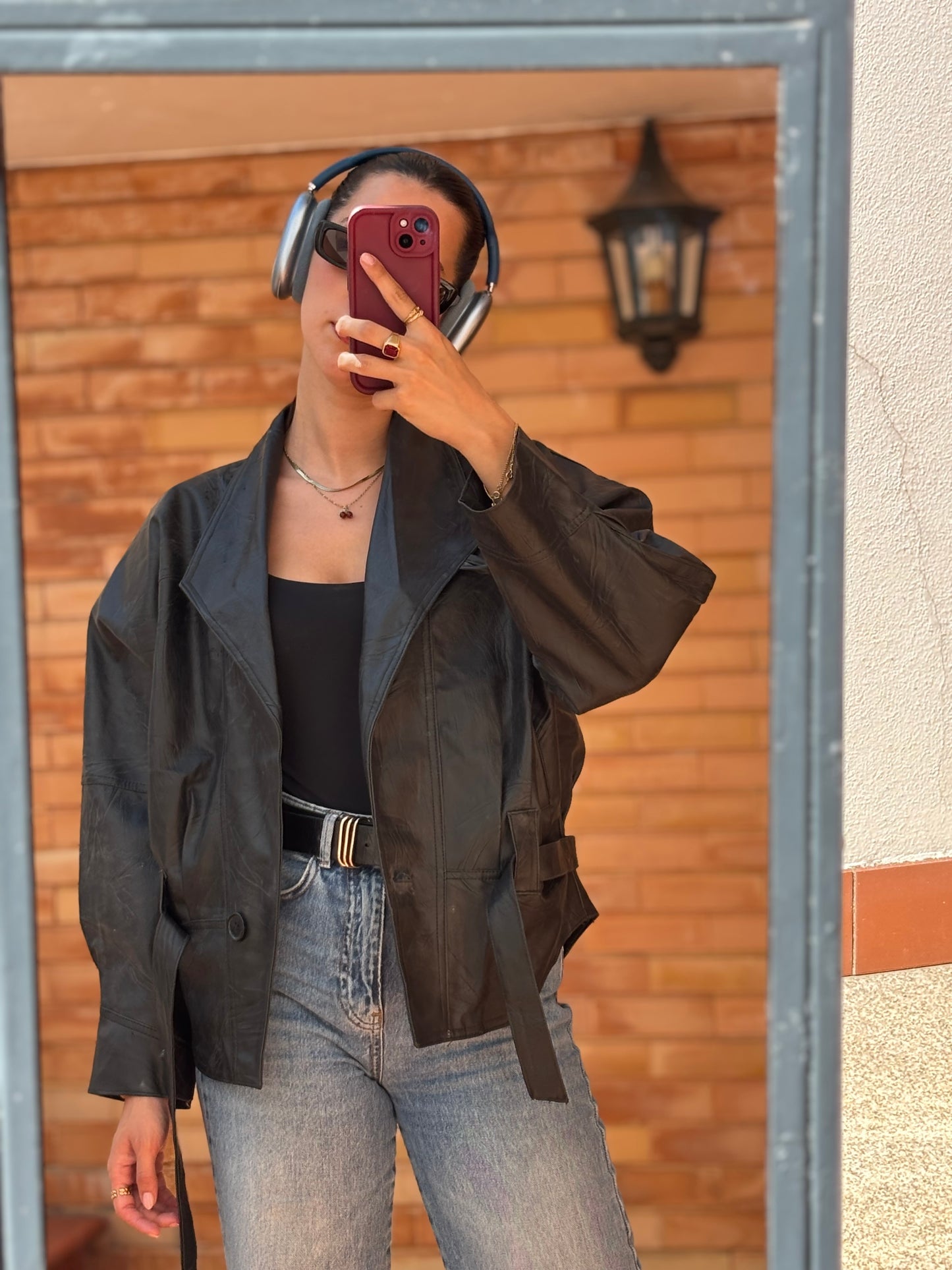 Faux Leather Jacket