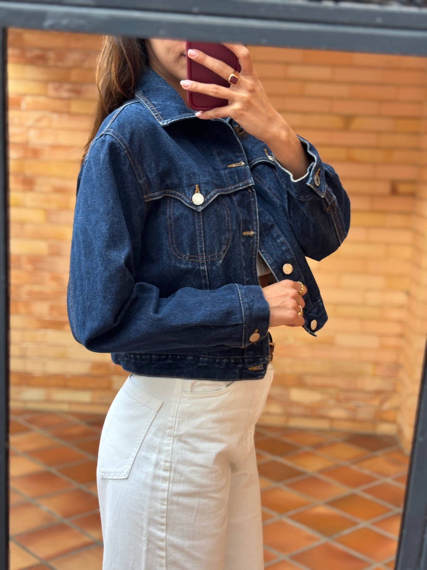 Cropped Vintage Denim