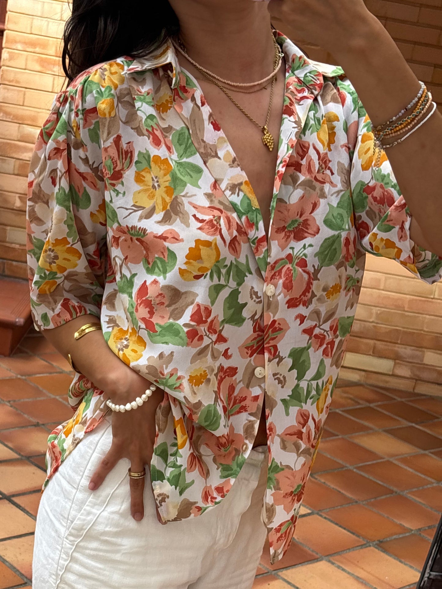 Camisa Estampado Floral