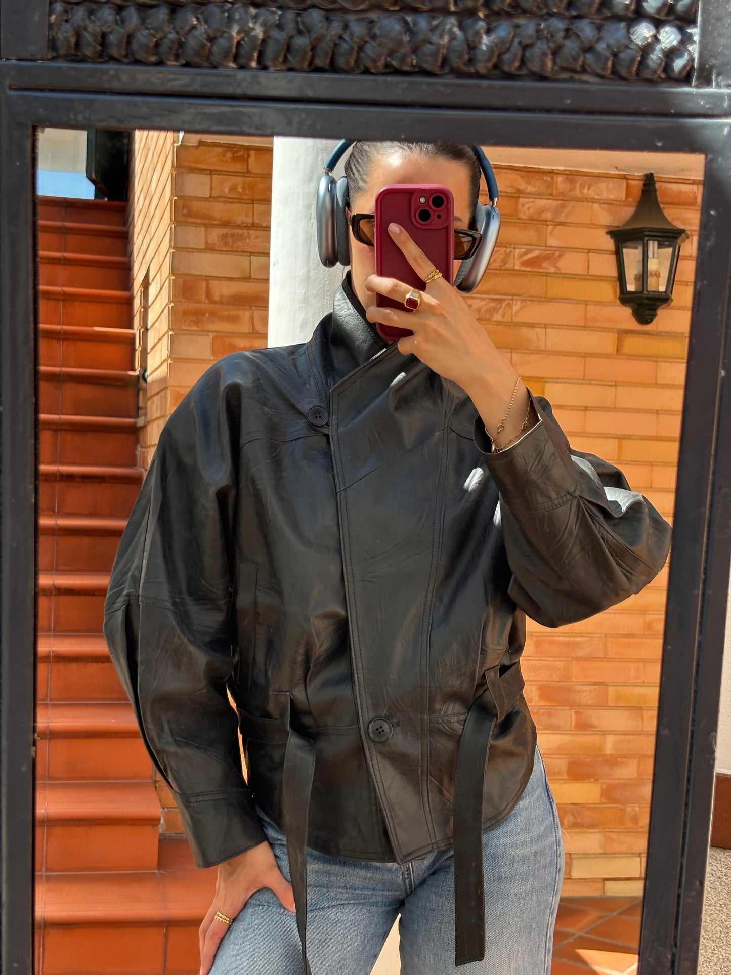 Faux Leather Jacket
