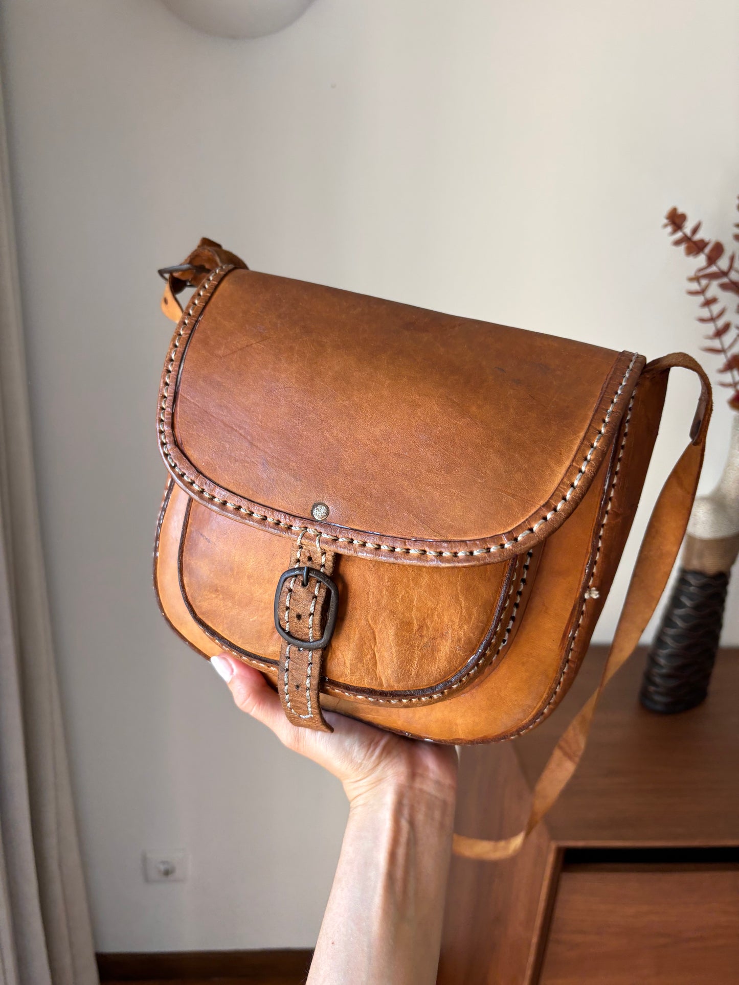 Mala Vintage Camel