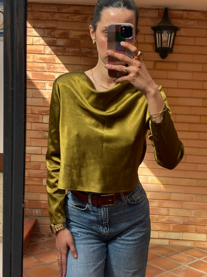 Blusa Drapeada
