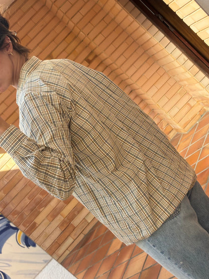 Camisa Xadrez Vintage em Algodão