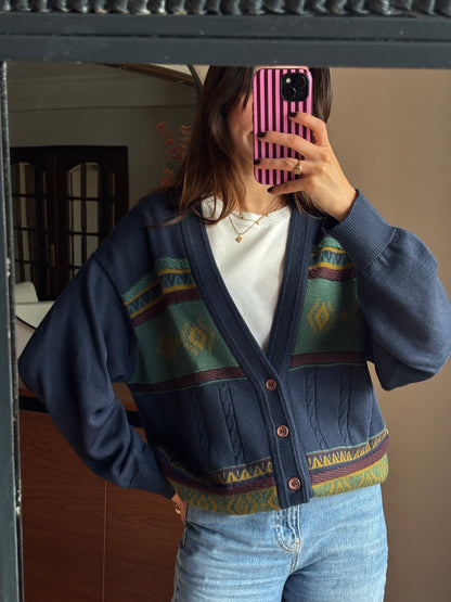 Cardigan Vintage Lã
