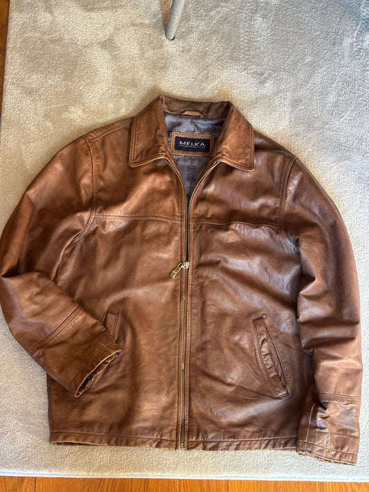 Camel Leather Jacket