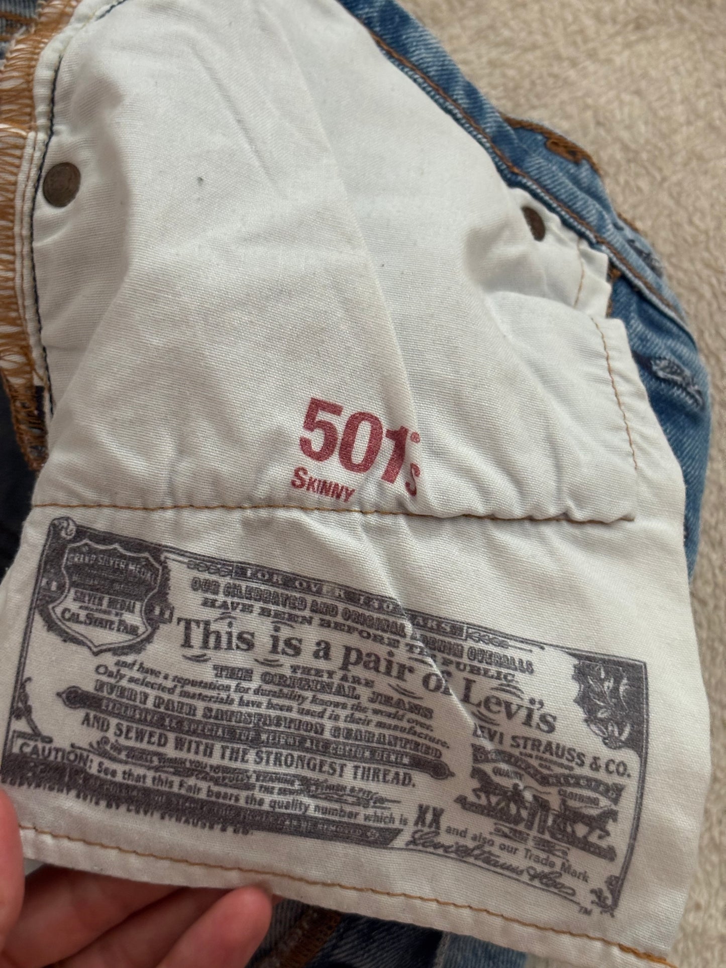 Calções Levi’s 501 Vintage