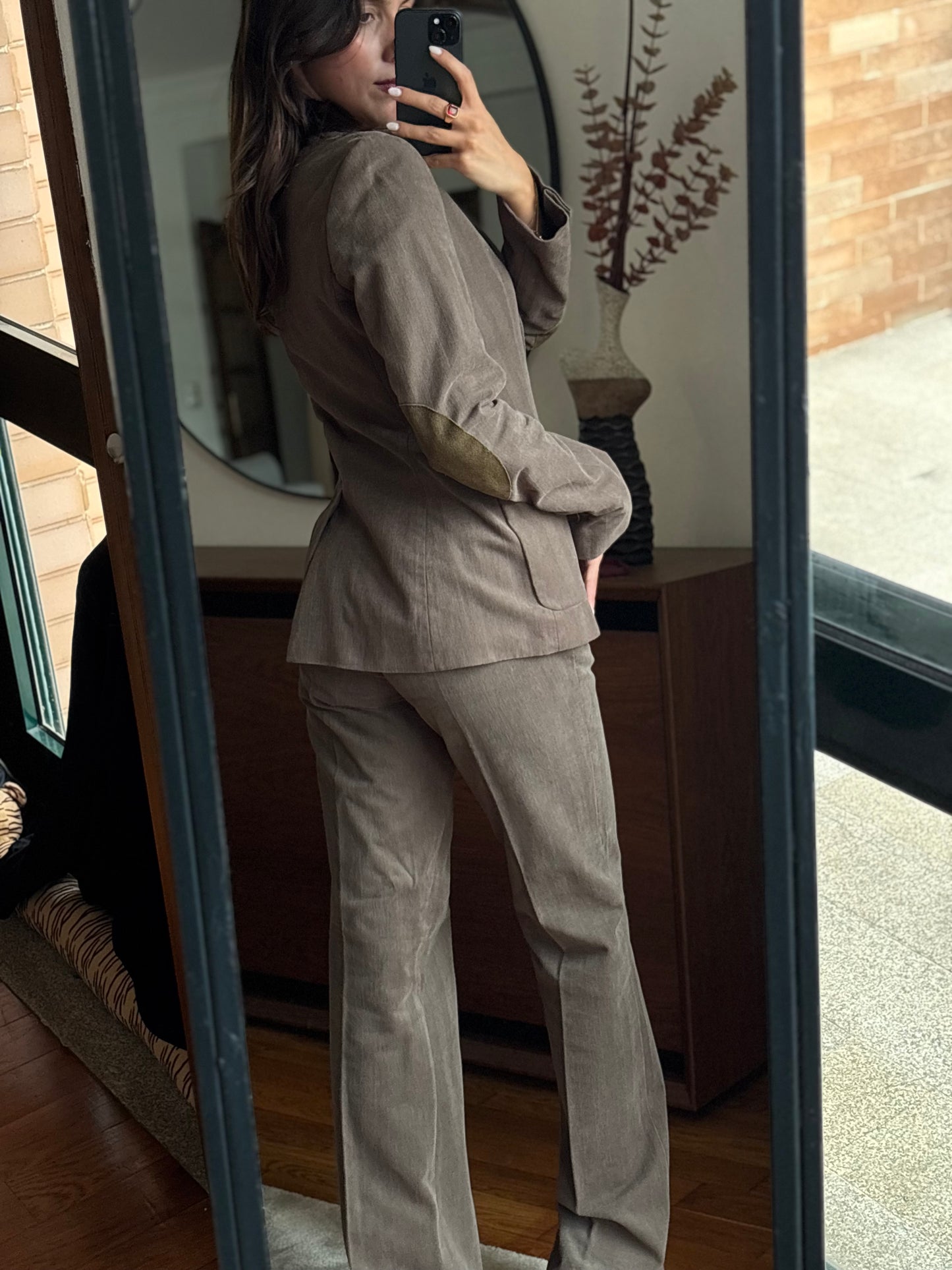 Zara Suit Cotton Brown