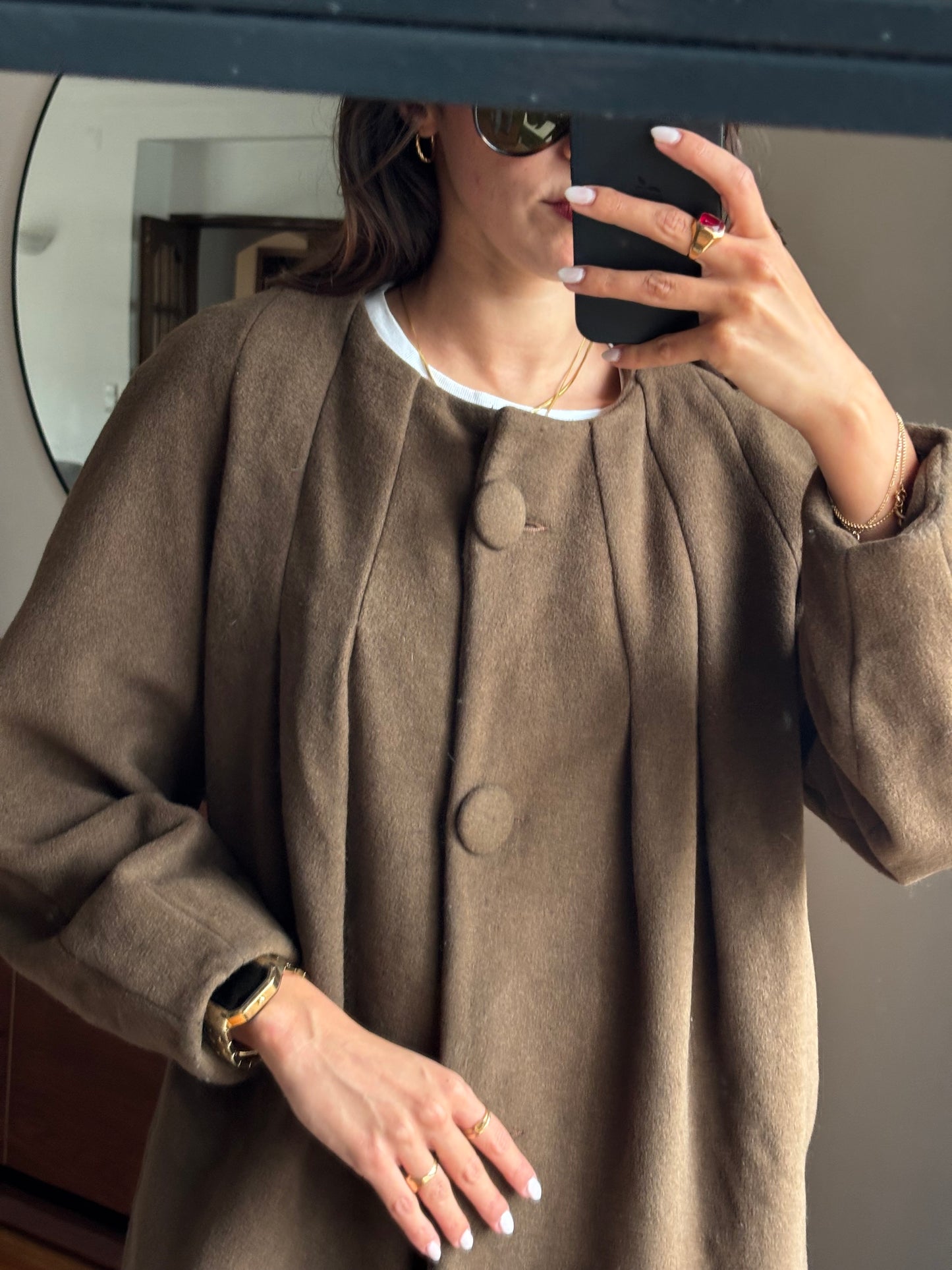 Casaco Vintage Daniel Elise Lã, Alpaca e Angorá