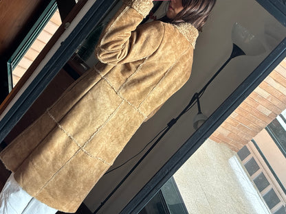Casaco Shearling Camel Vintage