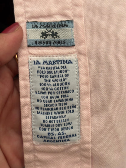 Camisa La Martina Rosa em Algodão