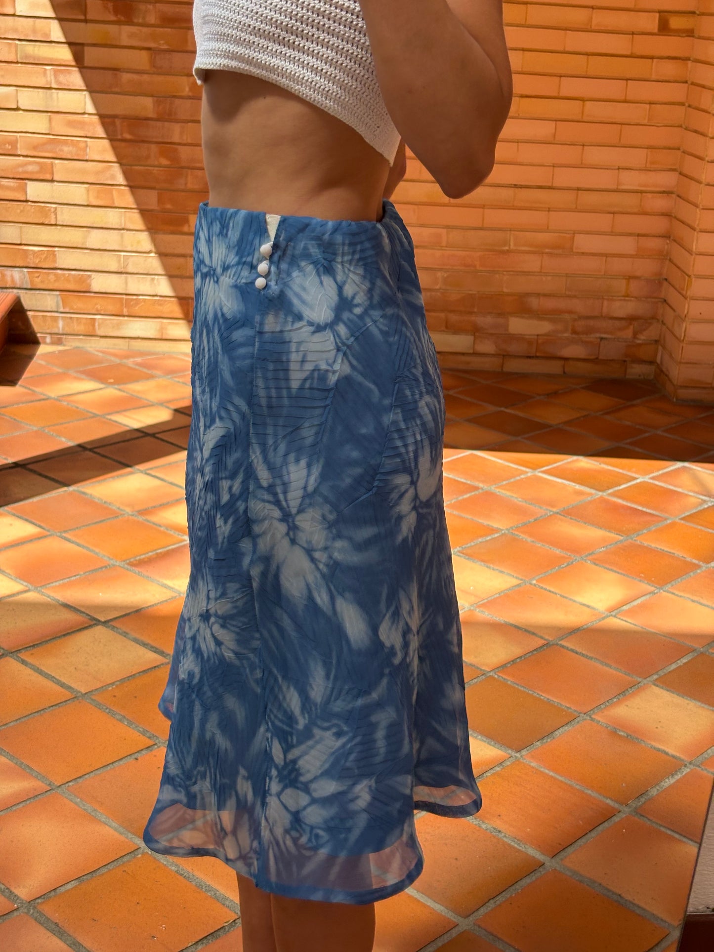 Saia Midi Tie-Dye