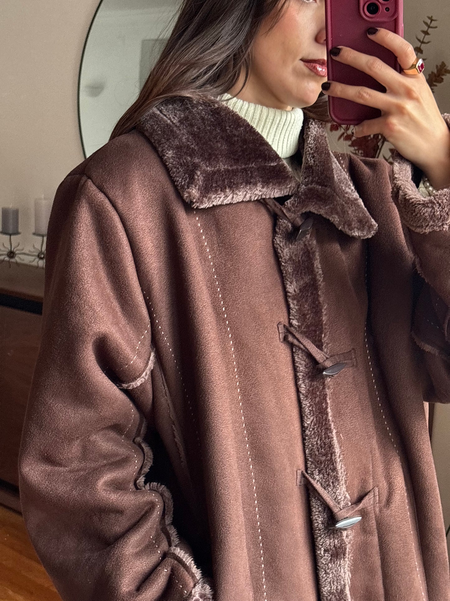 Casaco Suede Vintage Forrado