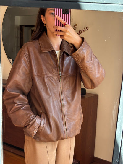 Camel Leather Jacket
