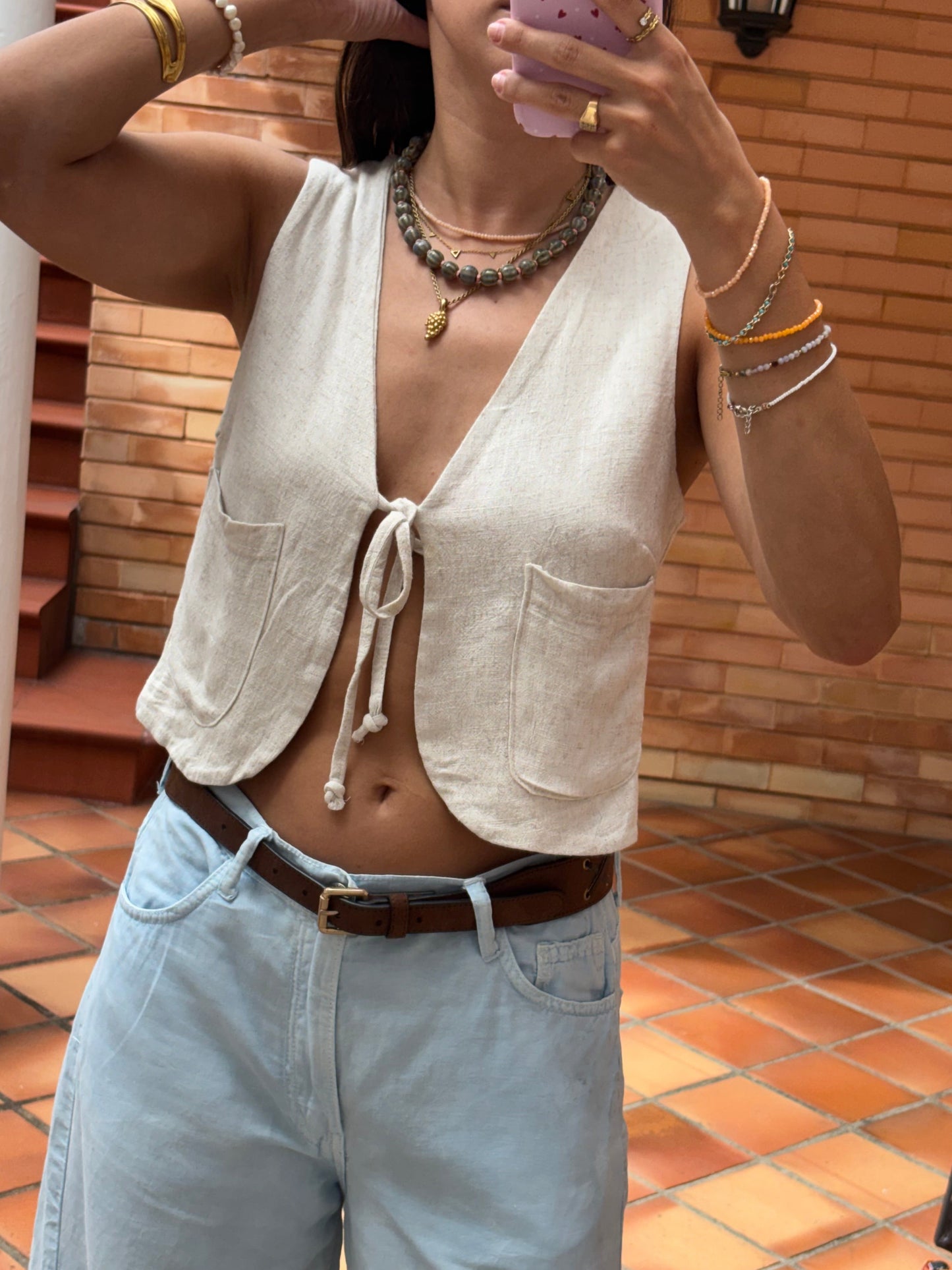 Colete Mistura Linho