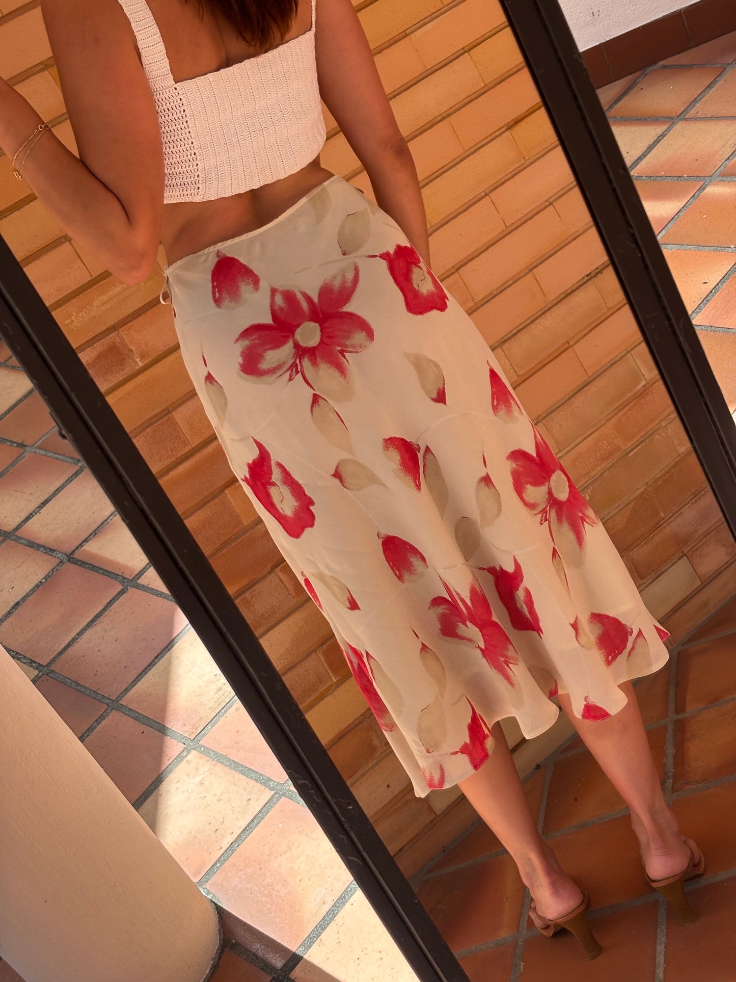 Saia Midi Floral Vintage
