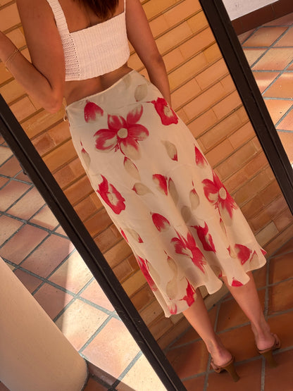 Saia Midi Floral Vintage
