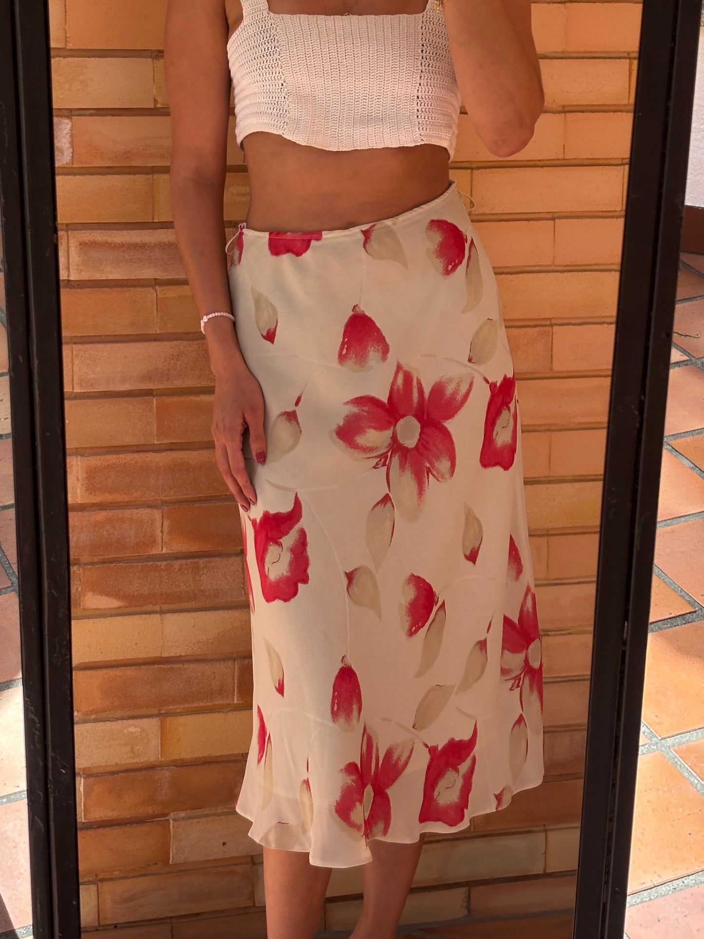 Saia Midi Floral Vintage