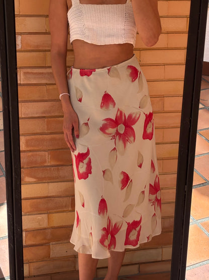 Saia Midi Floral Vintage