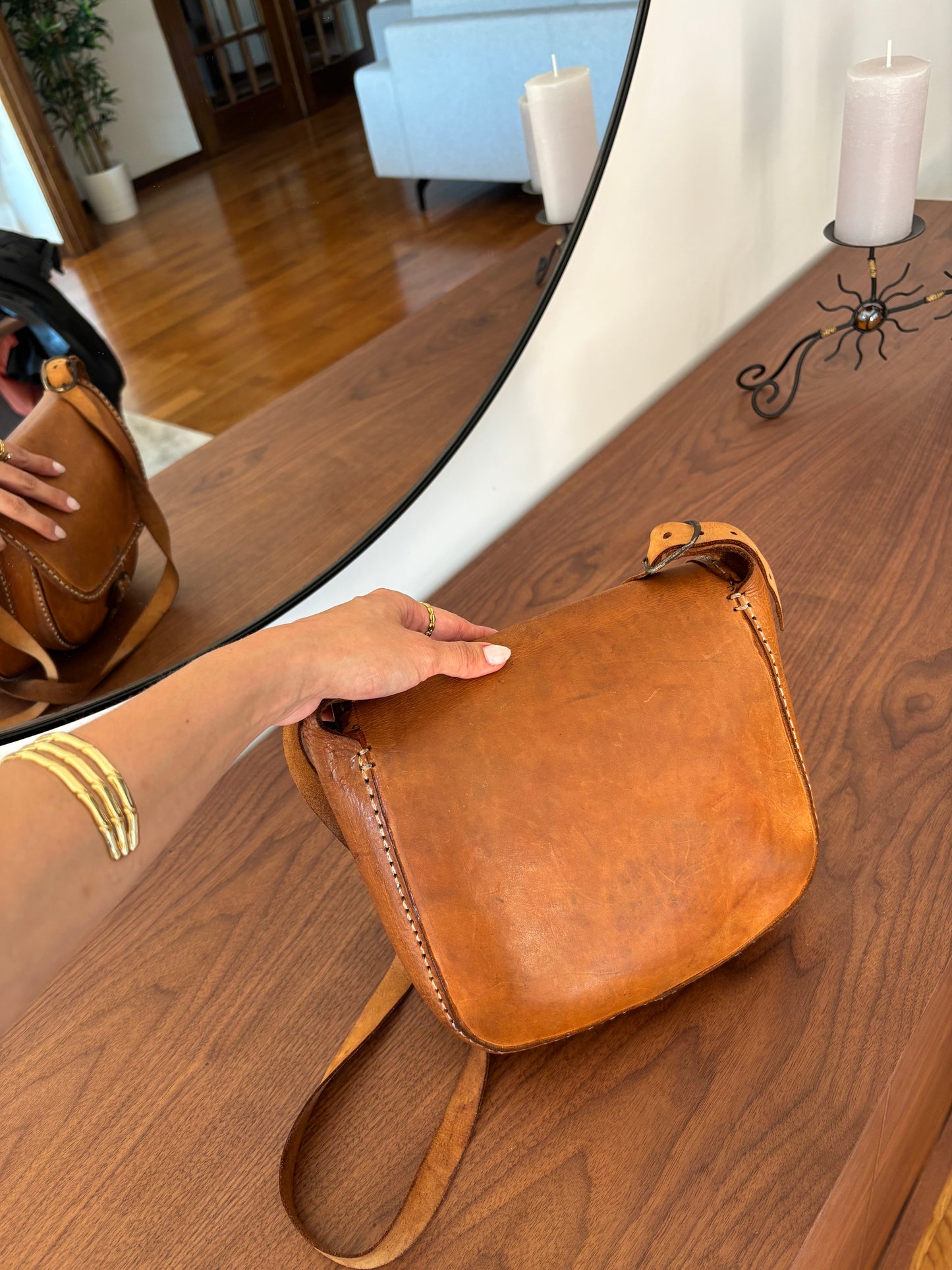 Mala Vintage Camel