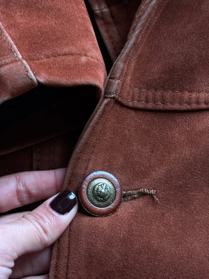Casaco Suede Vintage Italiano