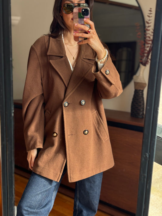 Brown Wool Coat